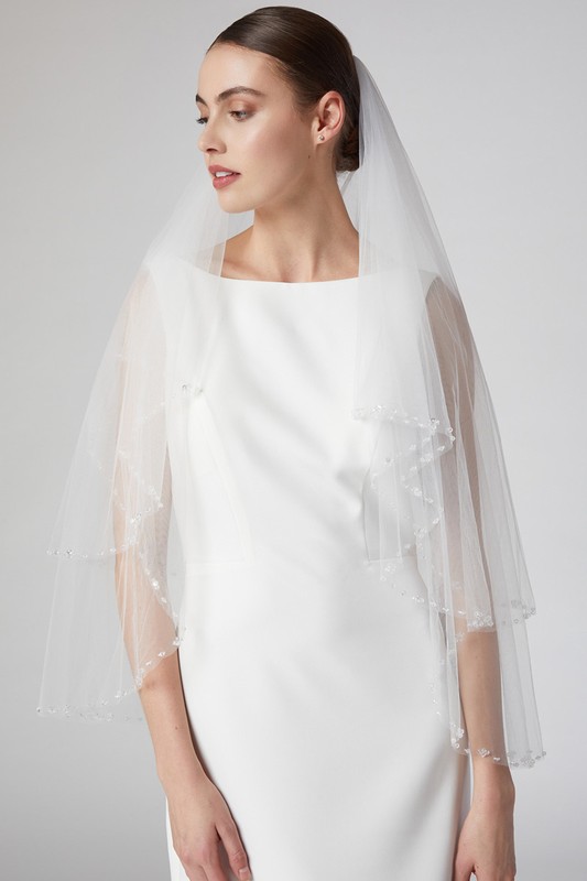 Wedding Veil, Layered, Short Length