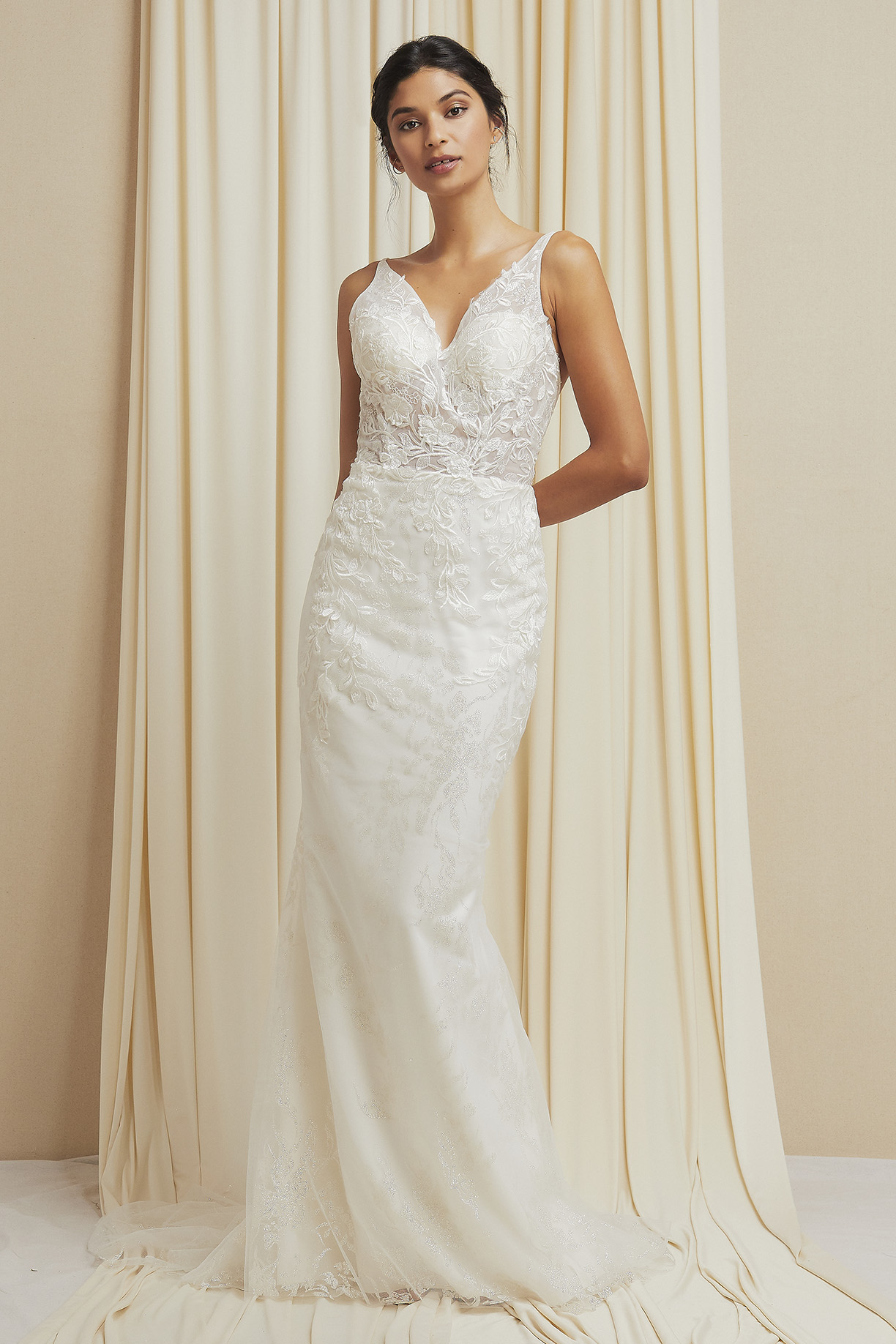 Sleeveless V Neck A Line Dress