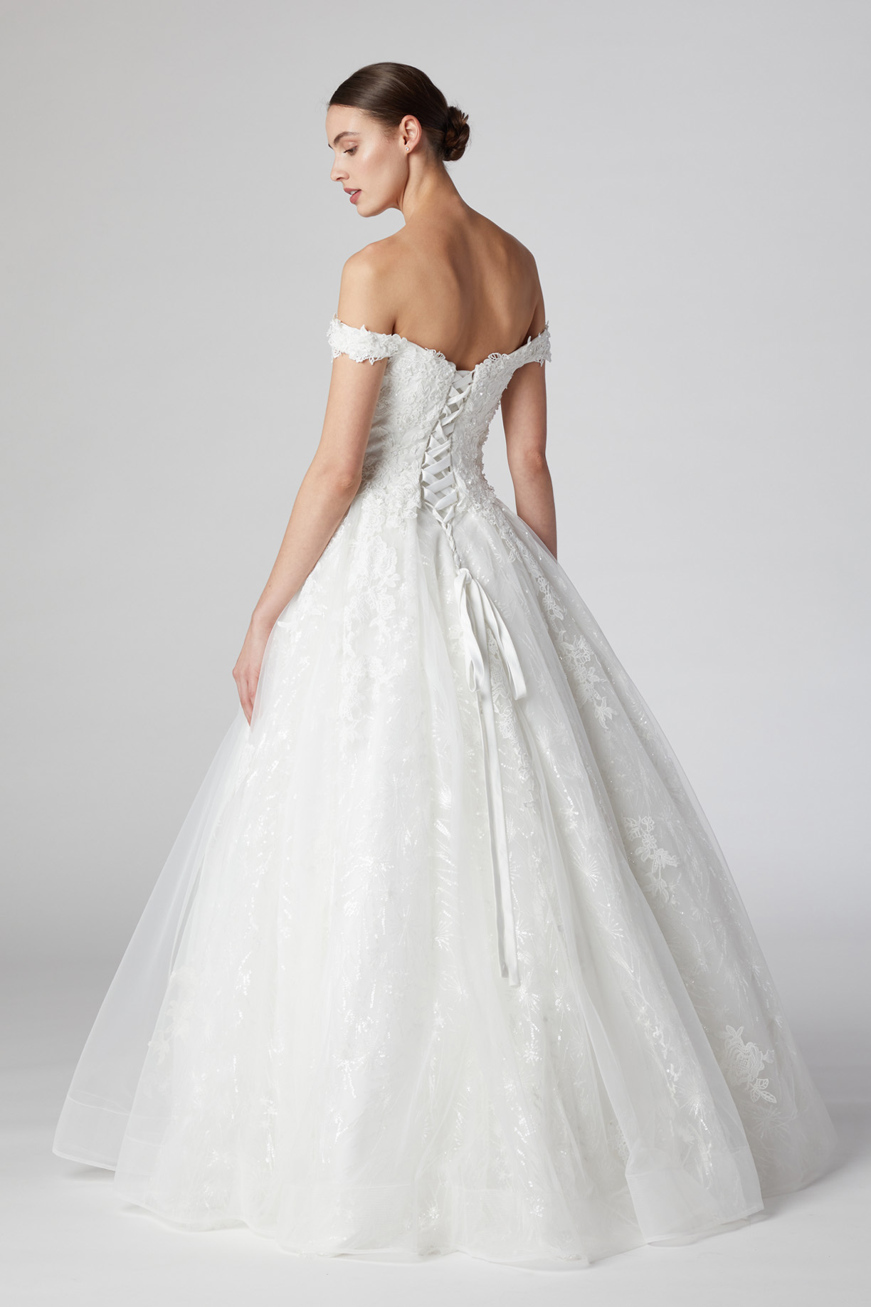 SWEETHEART, OFF-SHOULDER, BALL GOWN