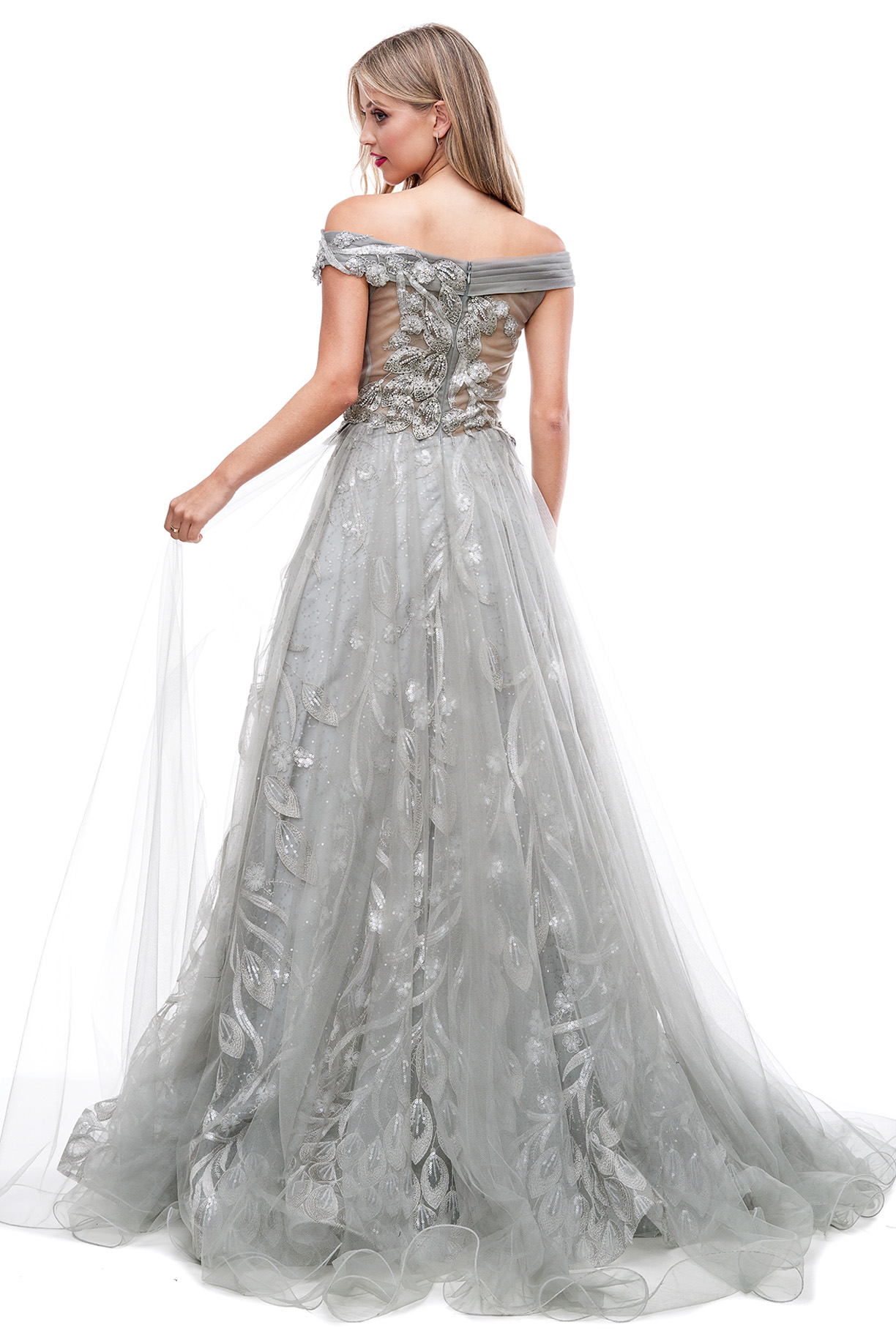 OFF SHOULDER, BATEAU, A-LINE