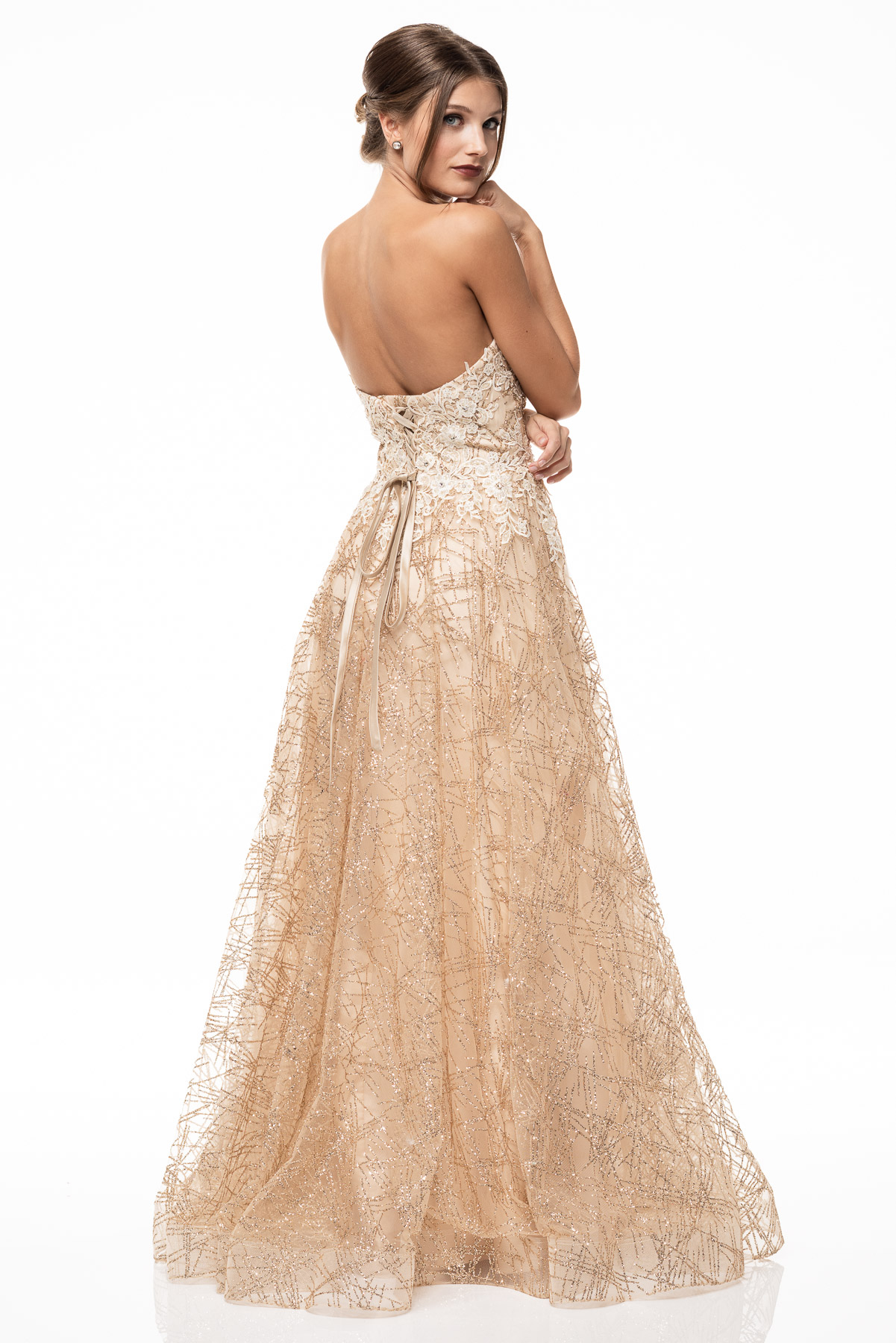 Strapless Sweetheart A Line Dress