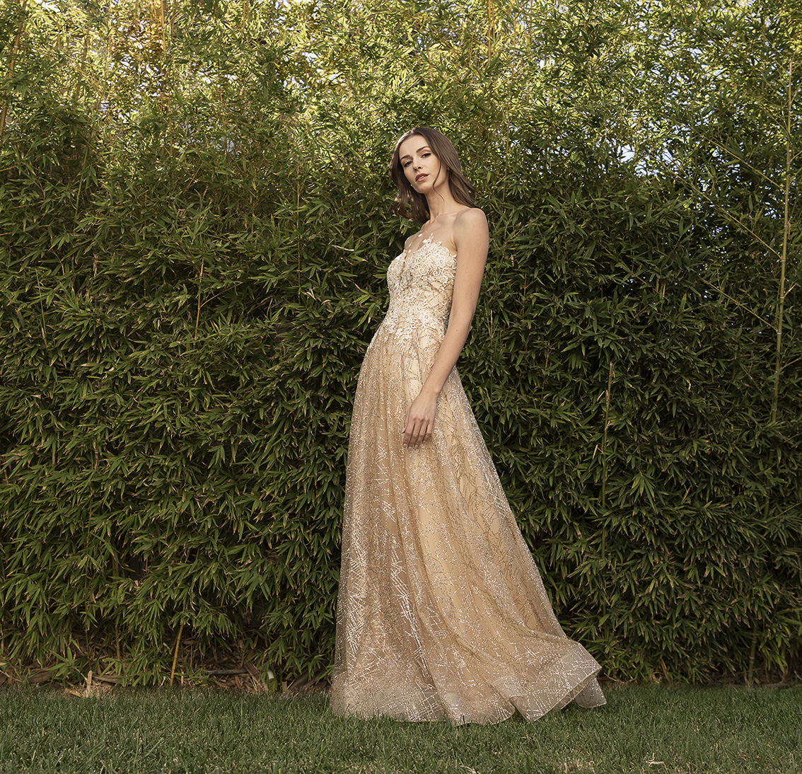 Strapless Sweetheart A Line Dress