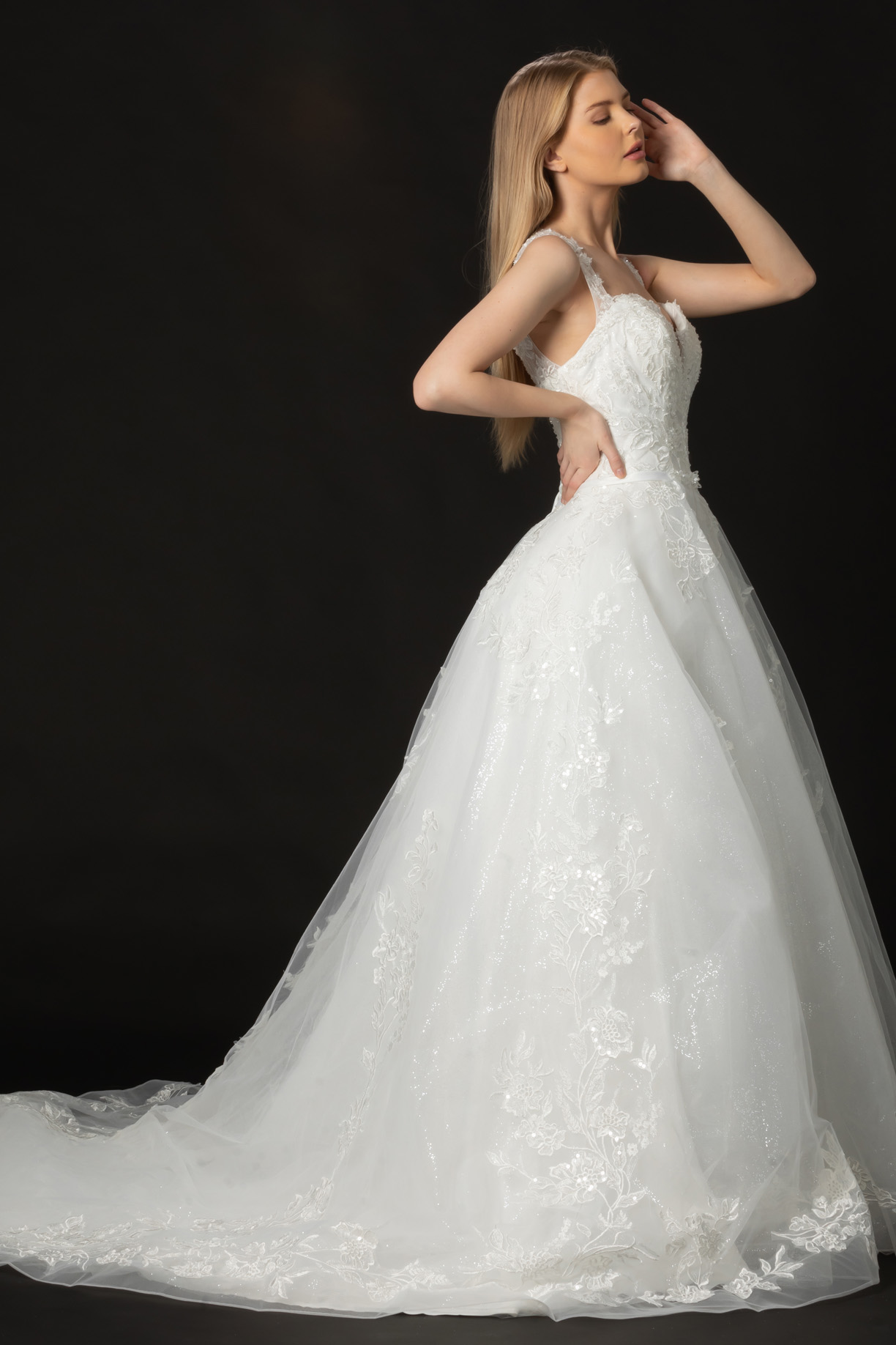 SLEEVELESS, SWEETHEART, BALLGOWN