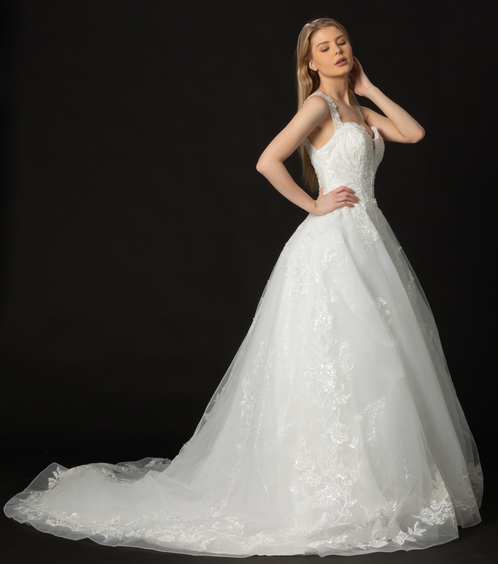 SLEEVELESS, SWEETHEART, BALLGOWN
