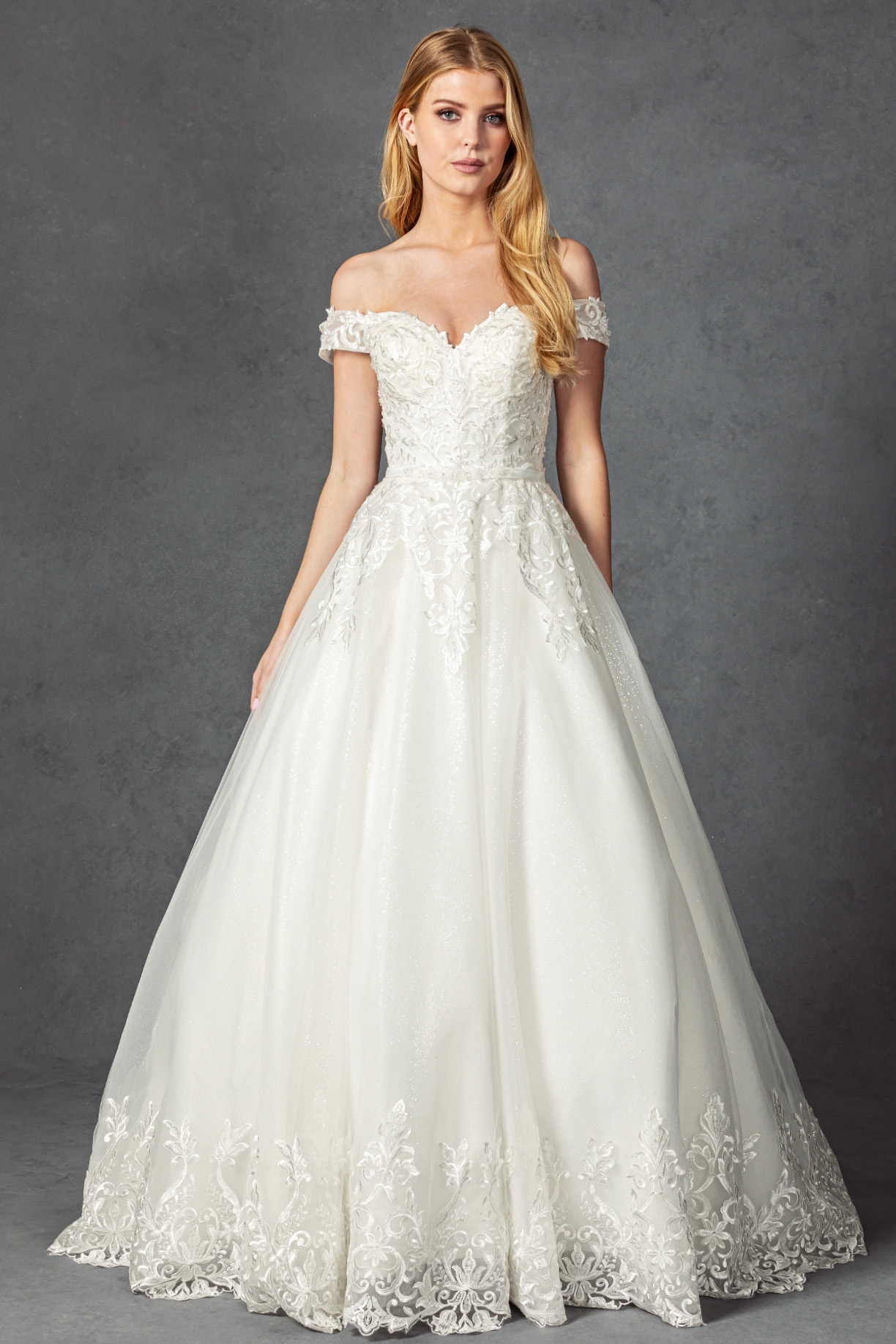 OFF SHOULDER, SWEETHEART, BALLGOWN