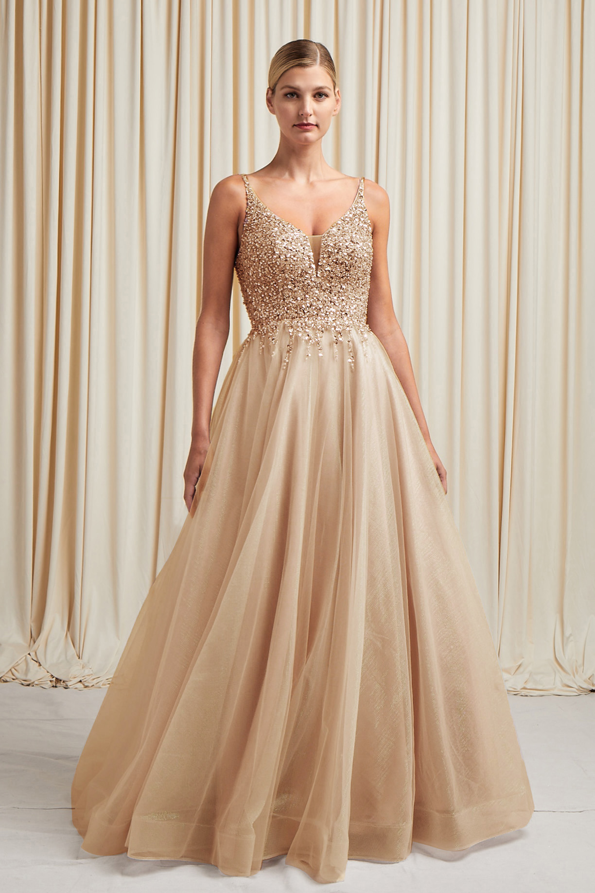 SWEETHEART, STRAPLESS, LACE-UP, BALL GOWN