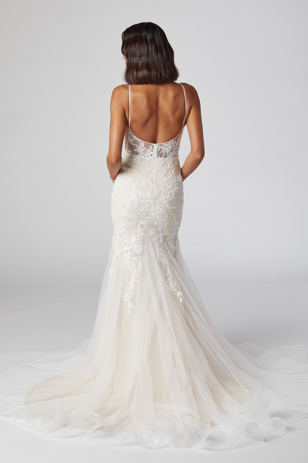 SLEEVELESS, V-NECK, MERMAID, TAIL
