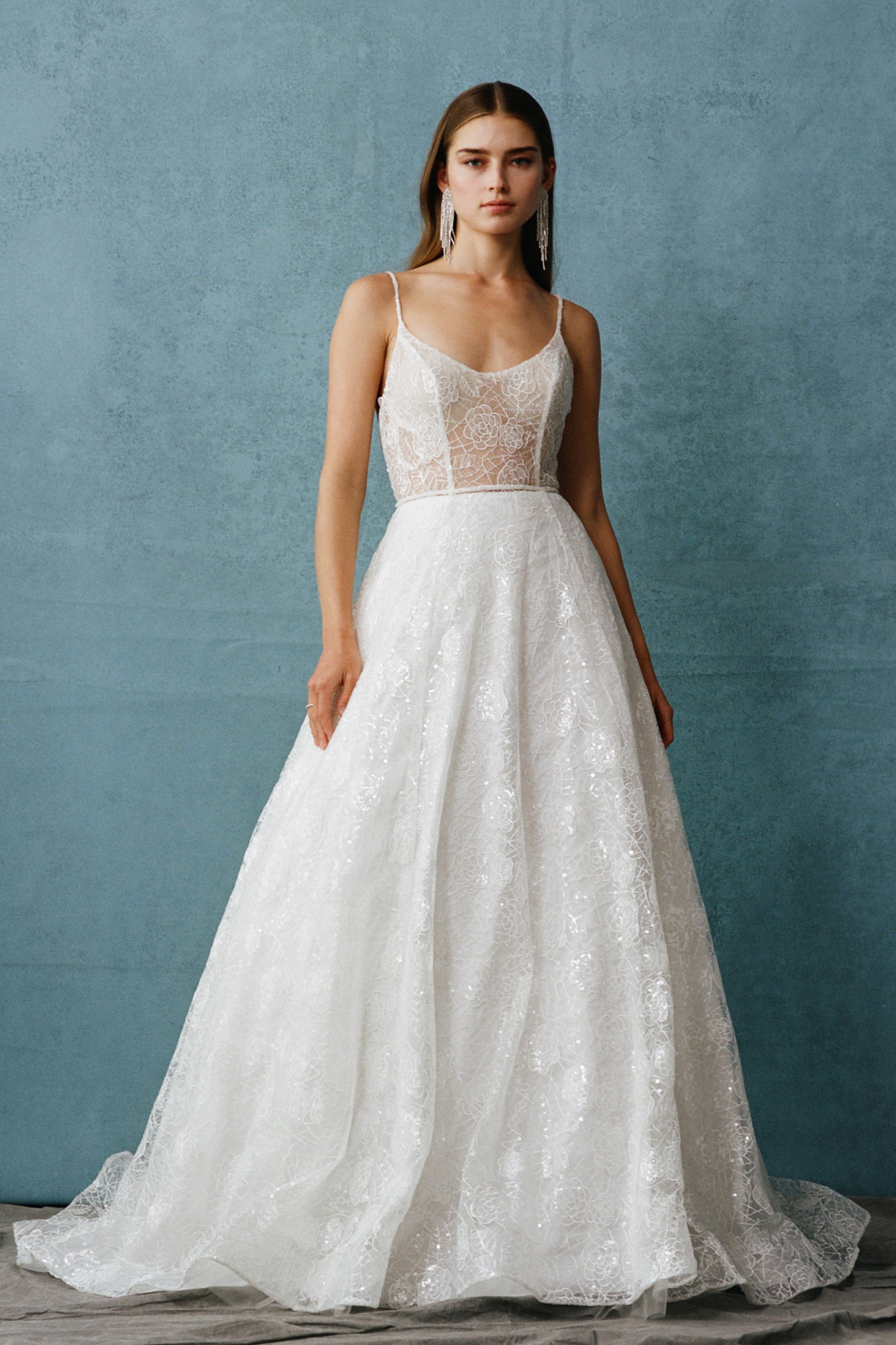 SLEEVELESS, SWEETHEART, A-LINE