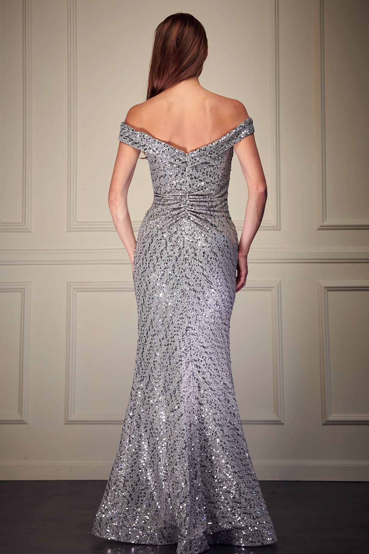 OFF-SHOULDER, SWEETHEART, SHEATH, SLIT