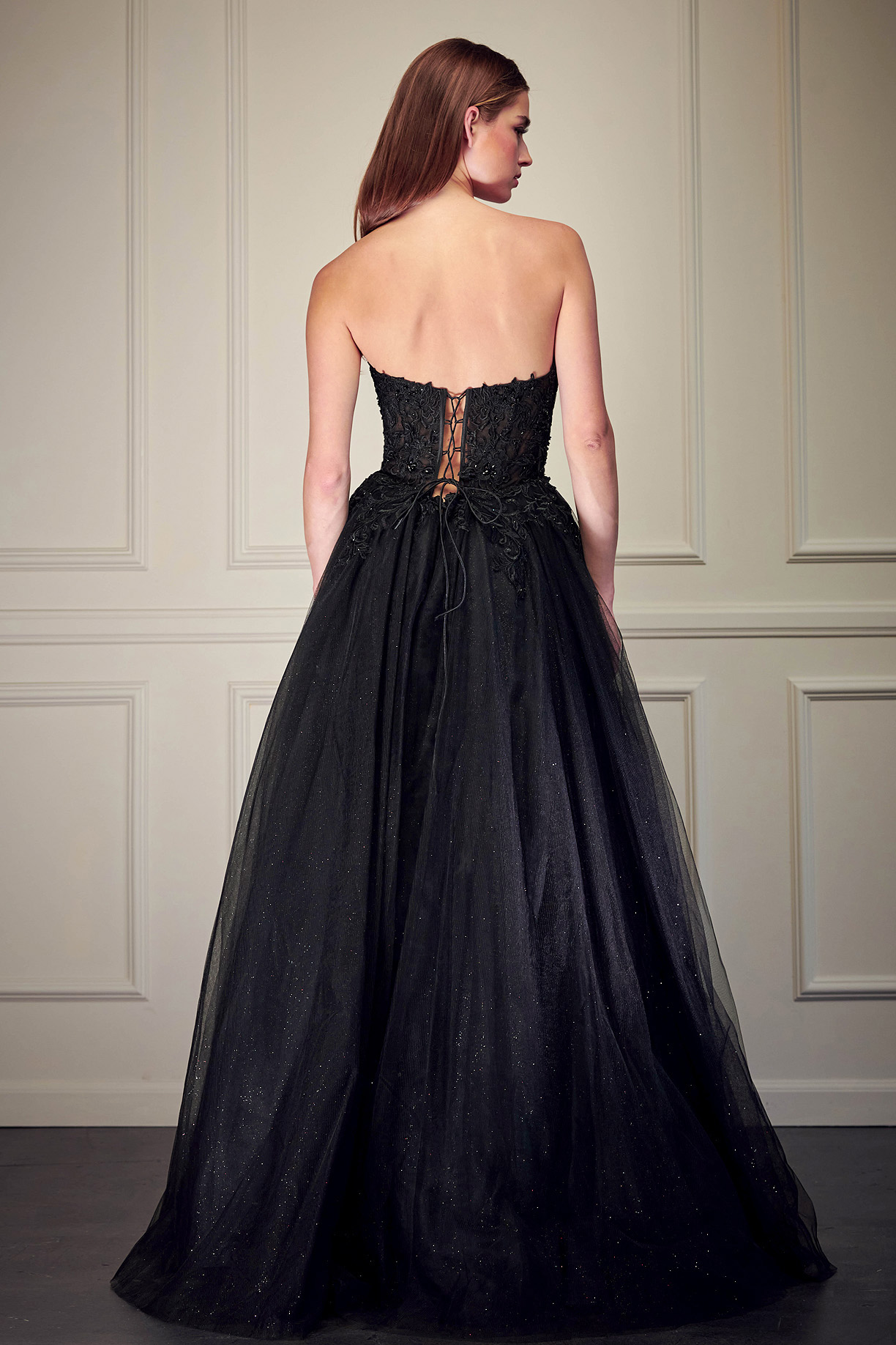 STRAPLESS, SWEETHEART, BALLGOWN, CORSET, LACE UP BACK