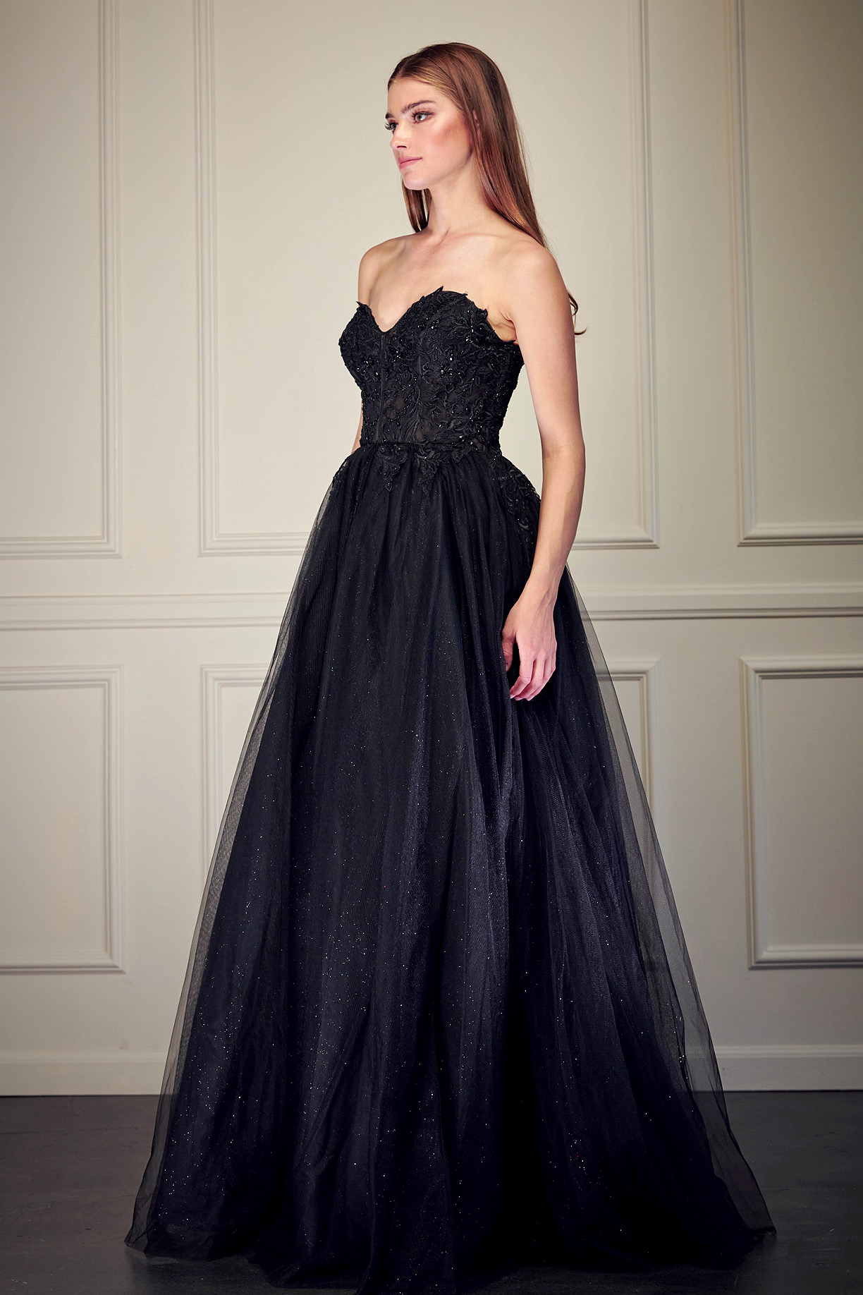 STRAPLESS, SWEETHEART, BALLGOWN, CORSET, LACE UP BACK