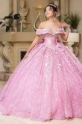 Dusty Rose Sweetheart Beaded Ballgown