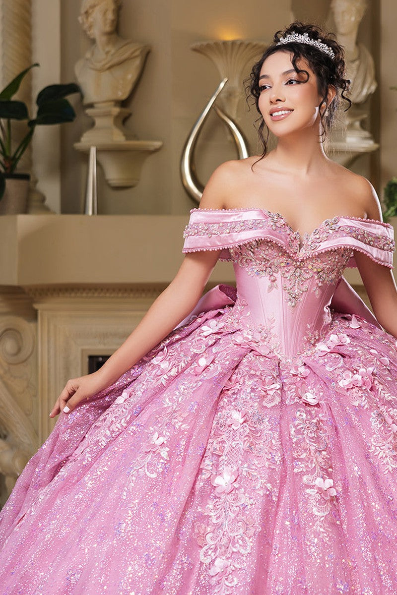 Dusty Rose Sweetheart Beaded Ballgown