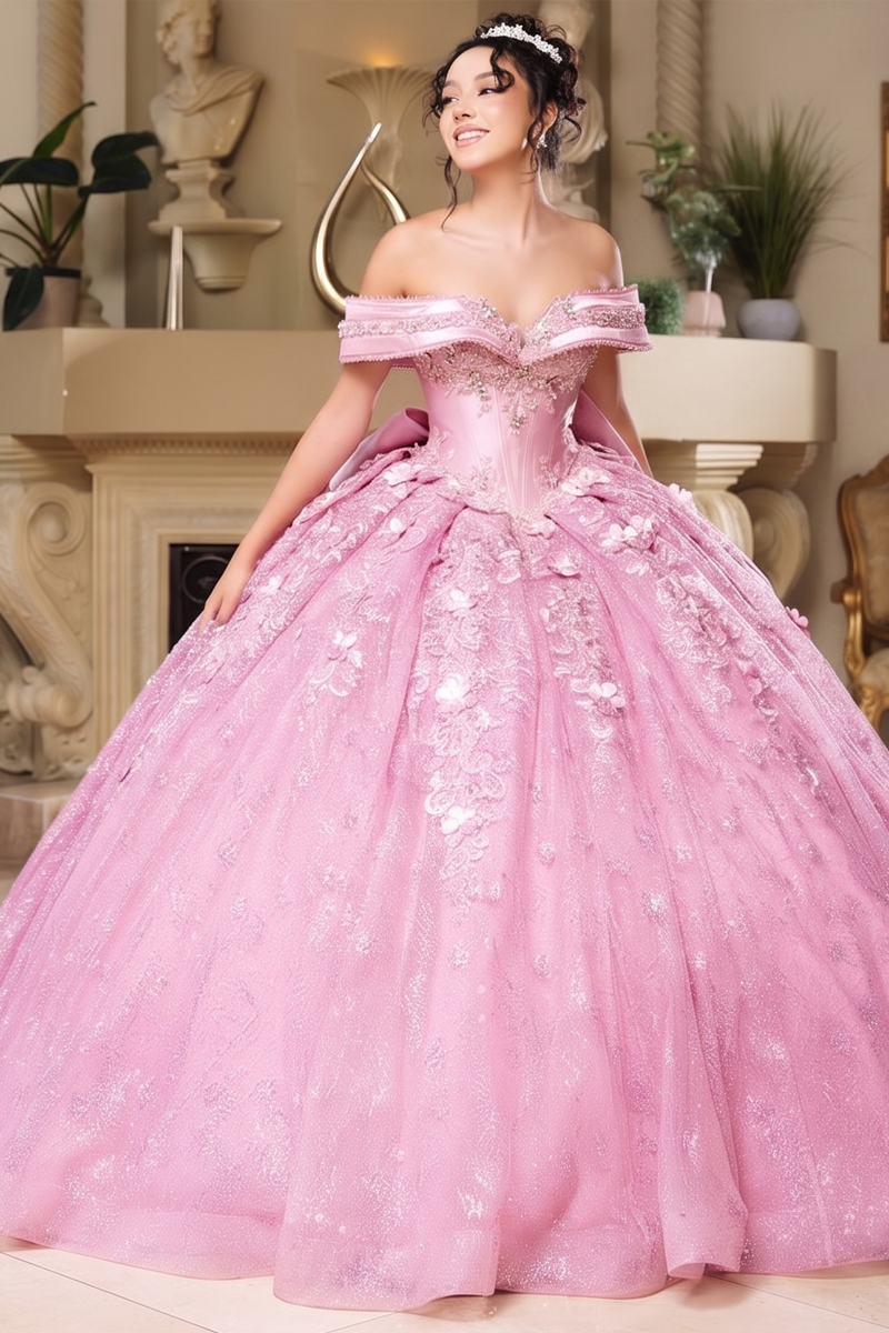 LK277 | Strapless Off the Shoulder Sweetheart Neck Ball Go