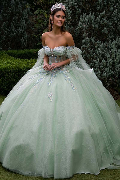 Off the Shoulder Sweetheart Illusio...