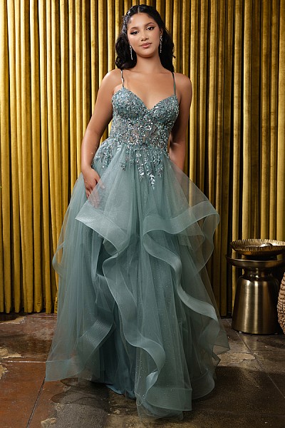 Sleeveless Embroidery Sequin Design...