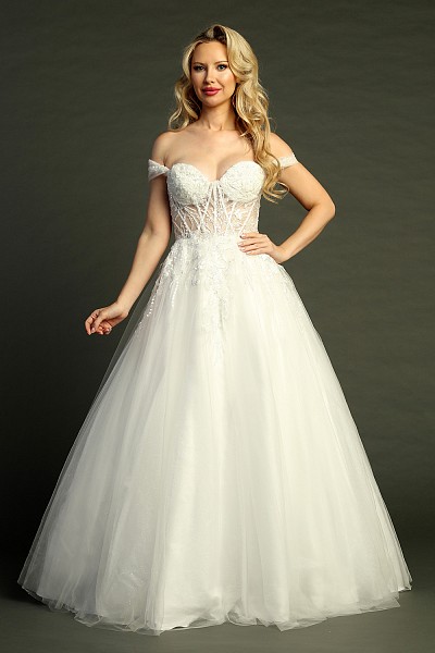 Off Shoulder Sweetheart Bustier Cor...