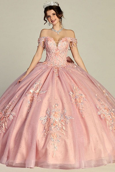 Off Shoulder Sweetheart Bead/Sequin...