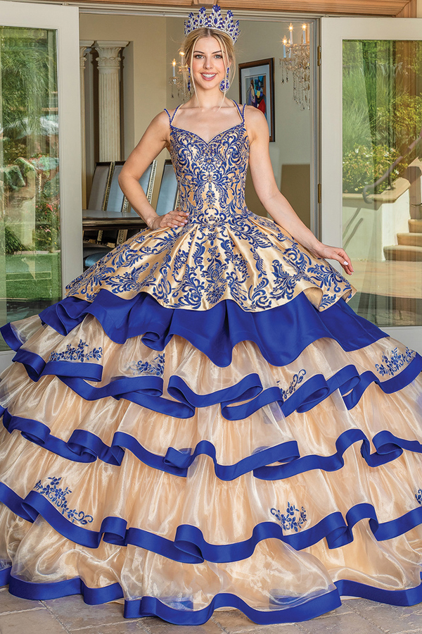 Layered Skirt Quince Ball Gown