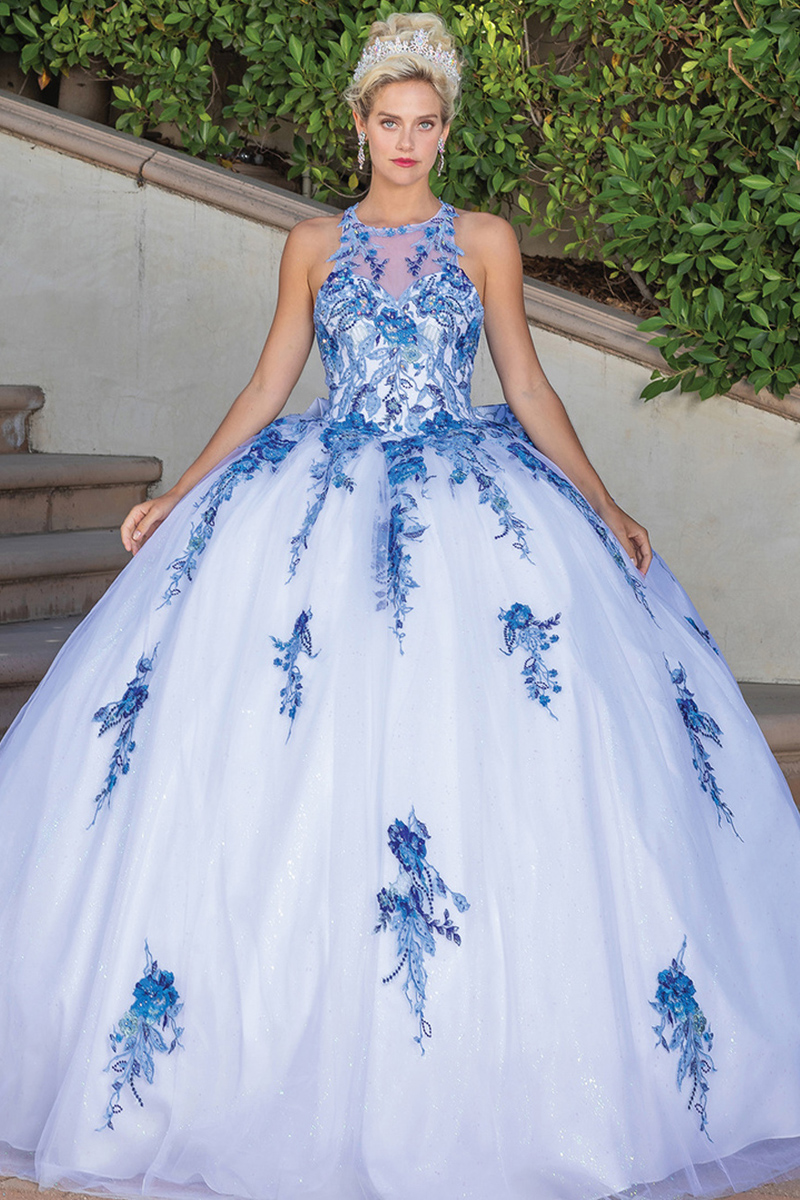 Sleeveless Embellished Top Quinceanera Ball Gown