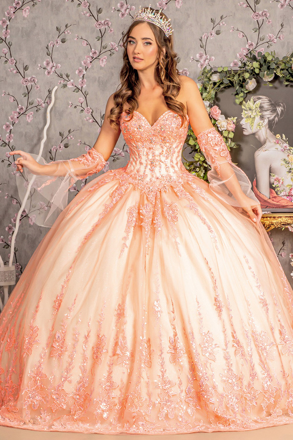 Sweetheart Embellished Top Quinceanera Ball Gown