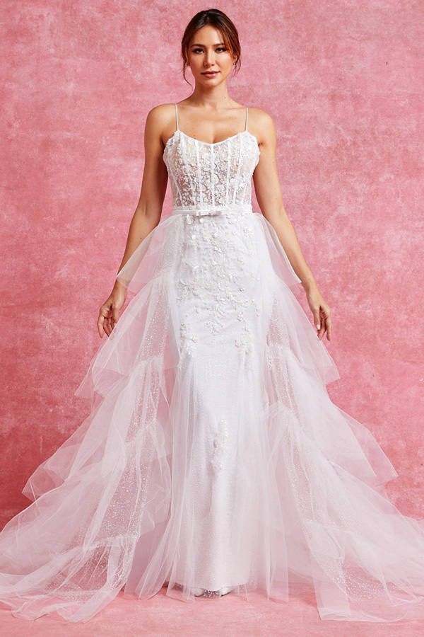 Sleeveless Sweetheart Mermaid Wedding Dress