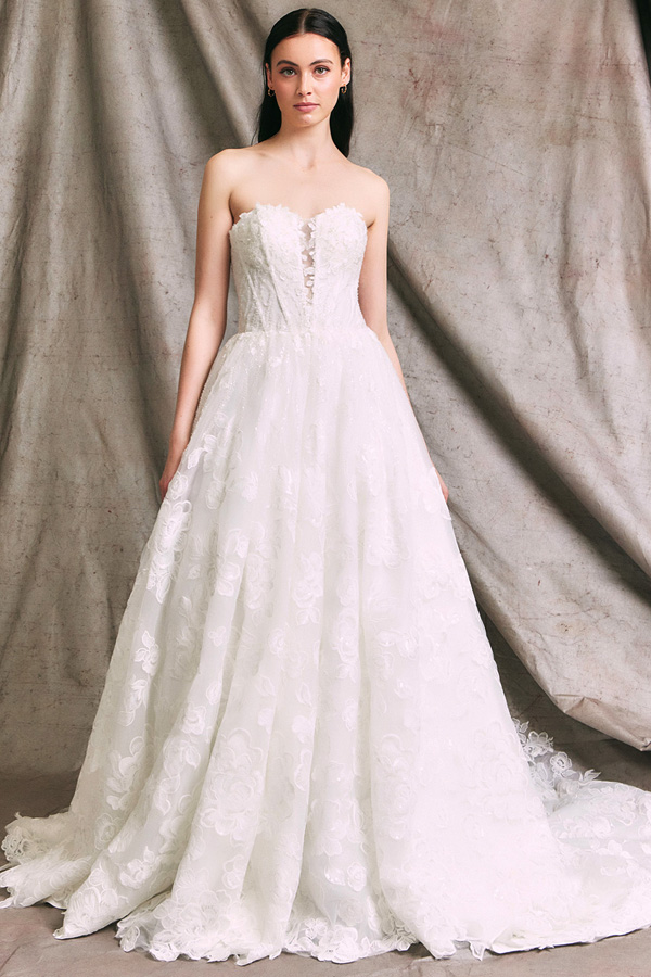 Off Shoulder Sweetheart A-Line Wedding gown