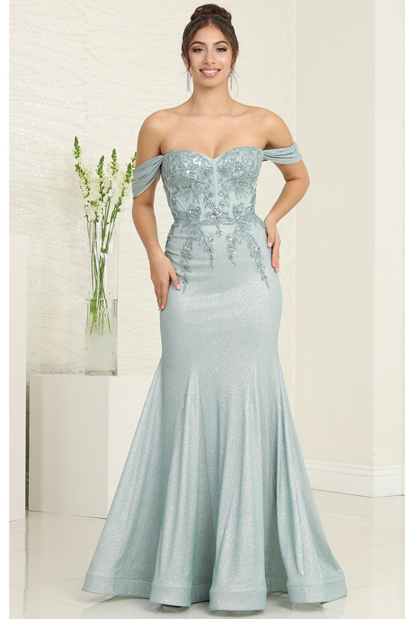 Off Shoulder Sweetheart Mermaid Dress