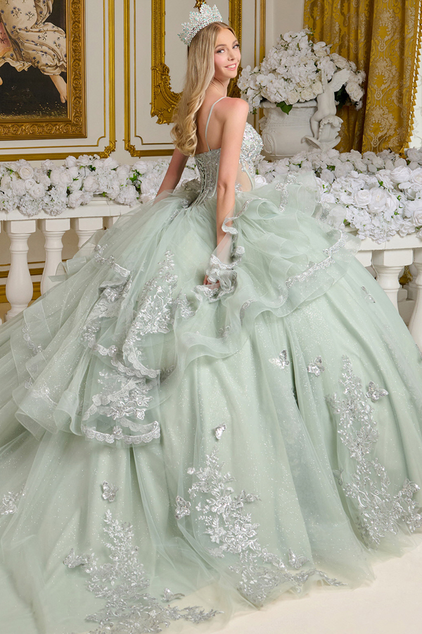 Sleeveless Illusion Top Bead Detail Quince Dress