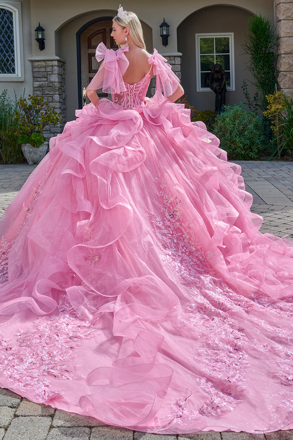 Sleeveless Illusion Top Embellished Quince Dress