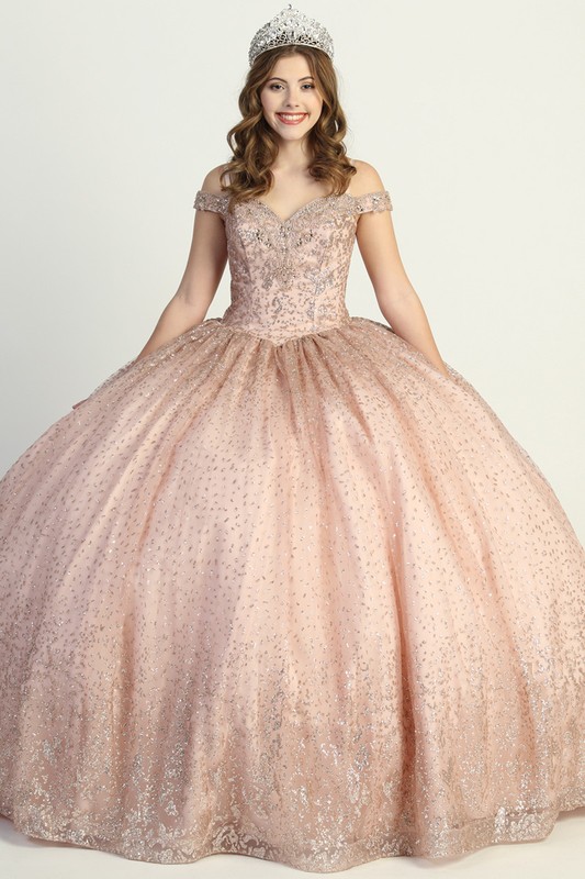 Glitter/Jewel Detail Junior Quince Dress