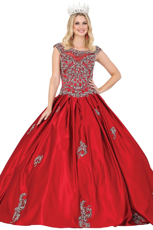 Quinceanera / Ball Gown with Embellished Top