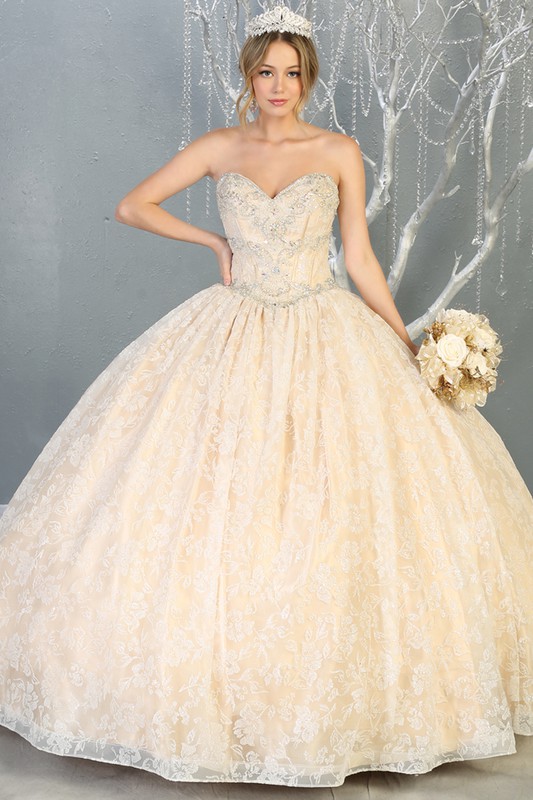Ball Gown Sweetheart Off the Shoulder Prom Dress