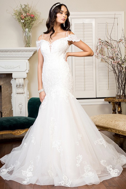 Sweetheart Lace Mesh Mermaid Bridal Gown