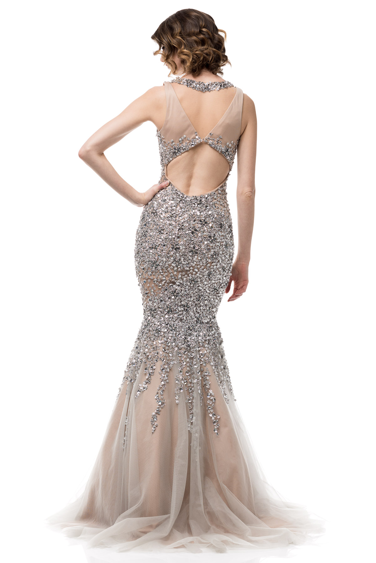 SCOOP NECK, SLEEVELESS, MERMAID