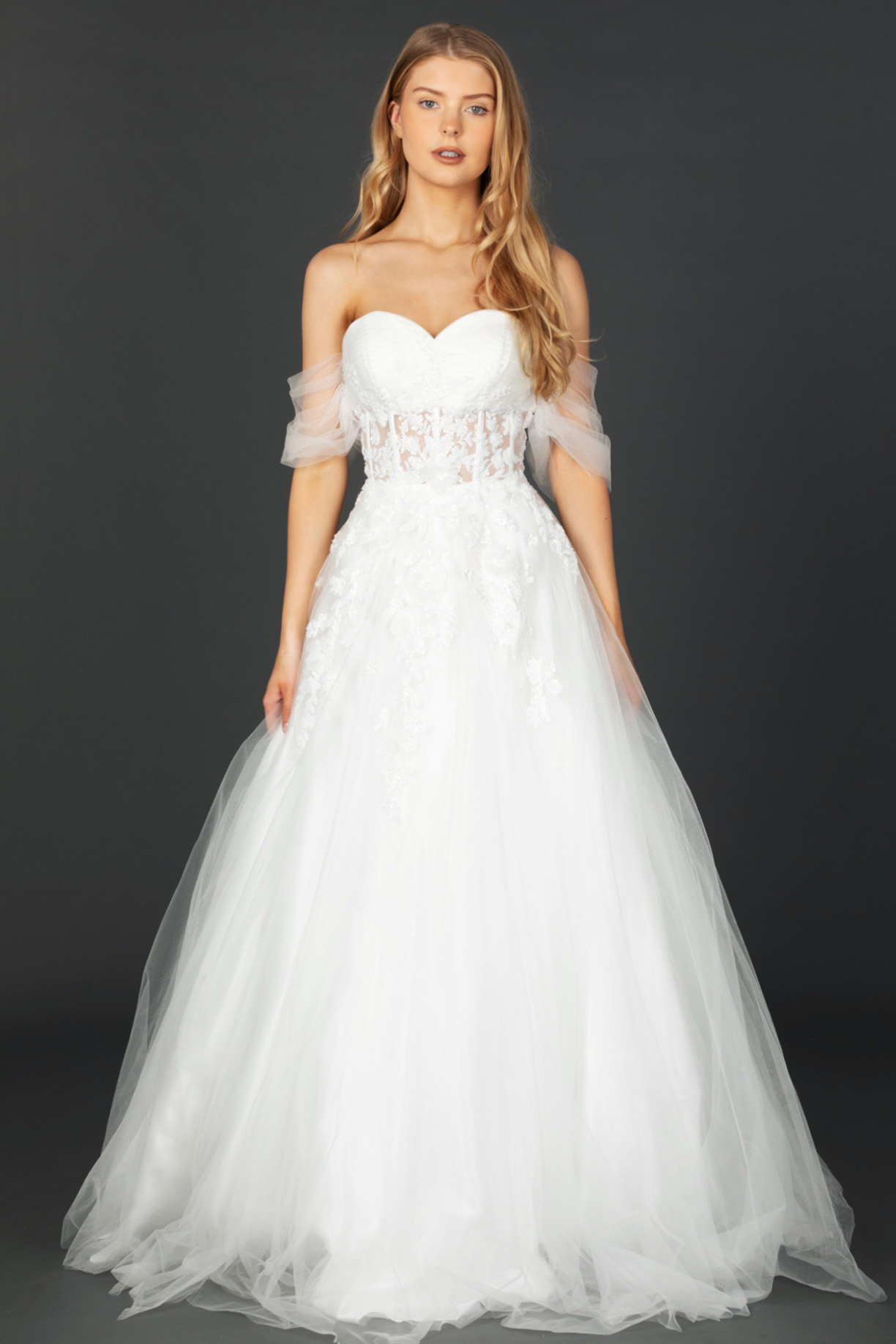 OFF SHOULDER, SWEETHEART, BALL GOWN
