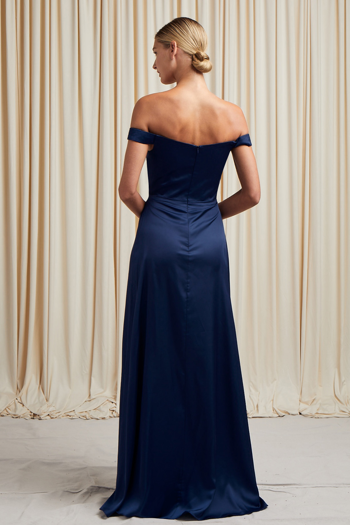 OFF-SHOULDER, SWEETHEART, SHEATH DRESS