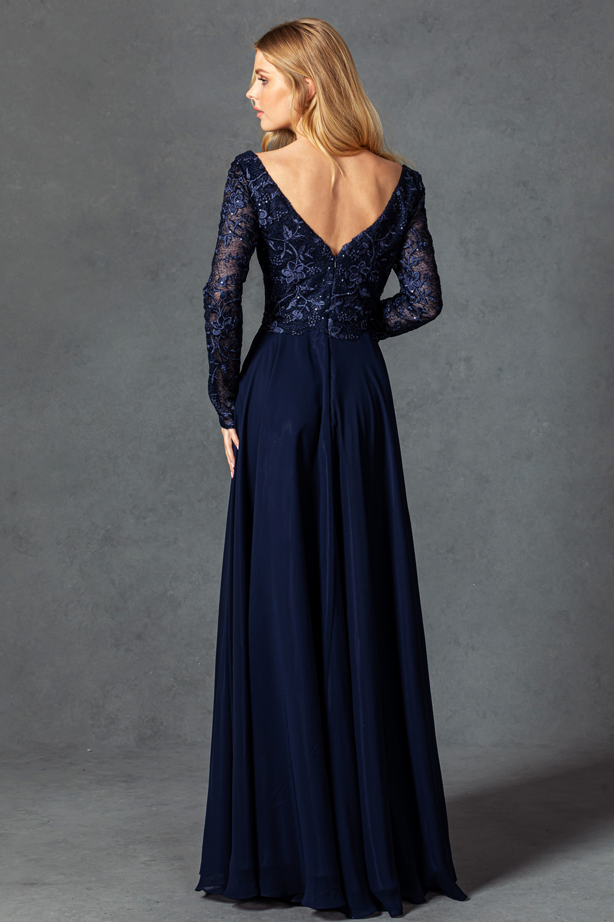 LONG SLEEVE, SWEETHEART, A-LINE