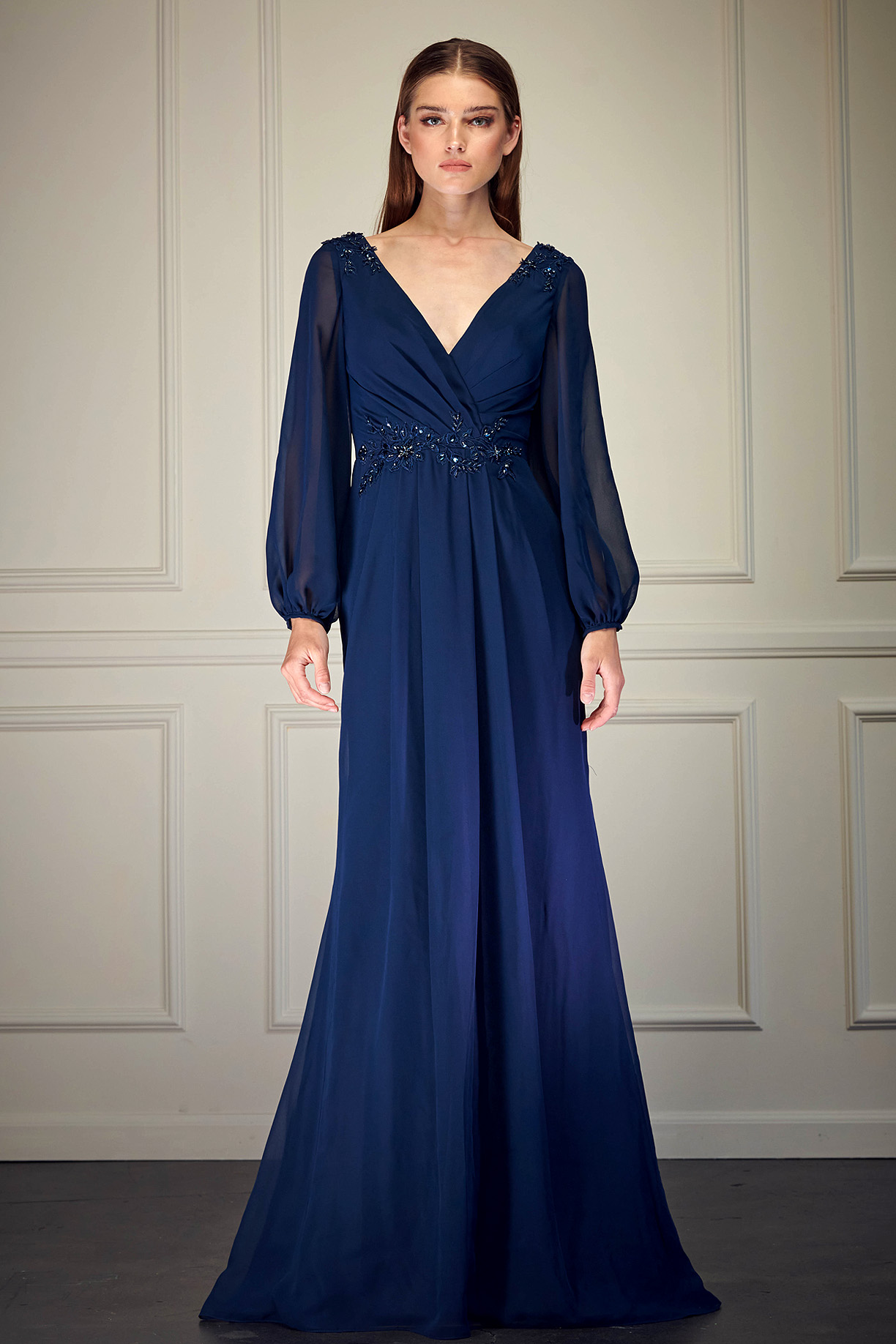 LONG SLEEVE, SWEETHEART, SHEATH DRESS