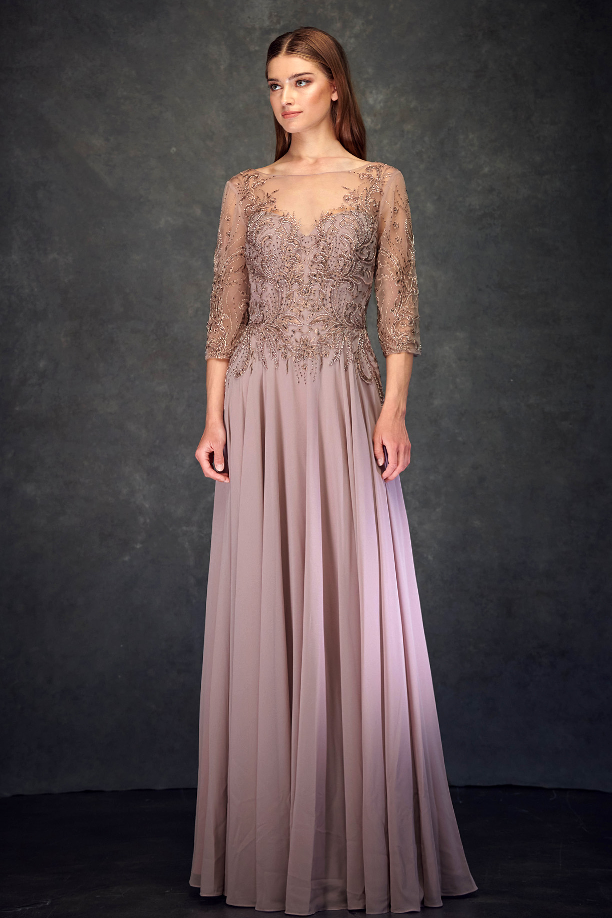 3/4 LONG SLEEVE, BATEAU, A-LINE